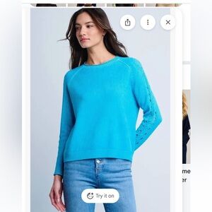 Lisa Todd M Blue Women's Sweater